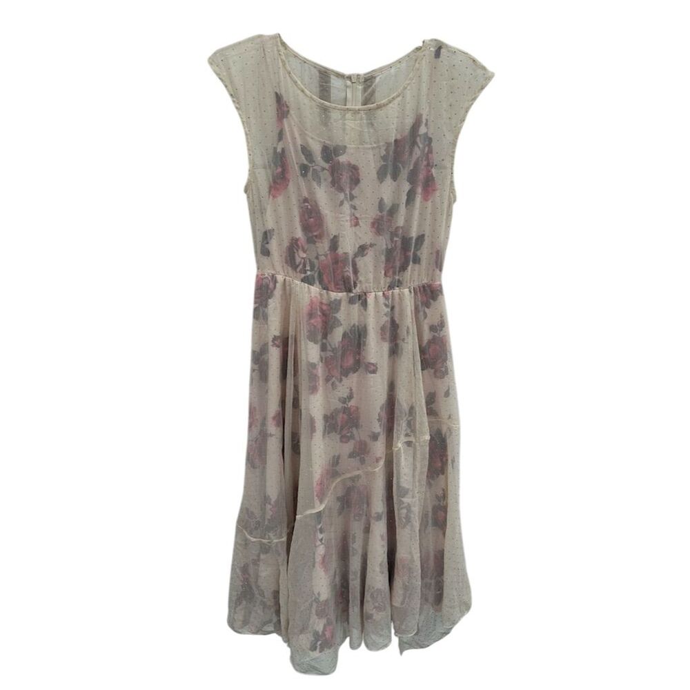 Mia Joy Girls Floral Knee Length Party Dress Multicolor Size 14